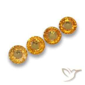 Shop natural 2.33ct Orange moyen-léger Saphir gems, Tour, from Tanzanie at GemSelect. In stock, global shipping!