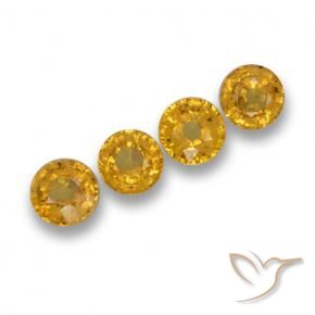 Shop natural 2.40ct Orange doré profond Saphir gems, Tour, from Tanzanie at GemSelect. In stock, global shipping!