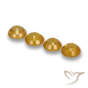 Shop natural 2.40ct Orange doré profond Saphir gems, Tour, from Tanzanie at GemSelect. In stock, global shipping!