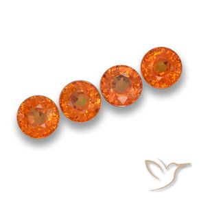 Shop natural 2.67ct Orange foncé Saphir gems, Tour, from Tanzanie at GemSelect. In stock, global shipping!