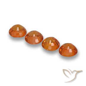 Shop natural 2.67ct Orange foncé Saphir gems, Tour, from Tanzanie at GemSelect. In stock, global shipping!