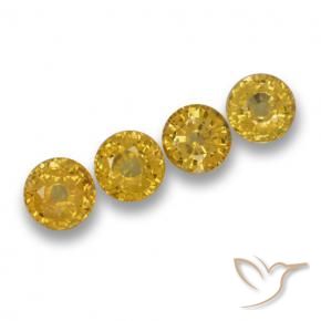 Shop natural 2.79ct Jaune foncé Saphir gems, Tour, from Tanzanie at GemSelect. In stock, global shipping!
