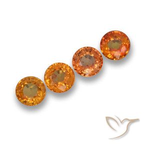 Shop natural 2.35ct Orange vif Saphir gems, Tour, from Tanzanie at GemSelect. In stock, global shipping!