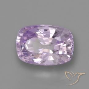 Saphir Violet Rosâtre naturelle Coussin, 1.09 ct, VVS