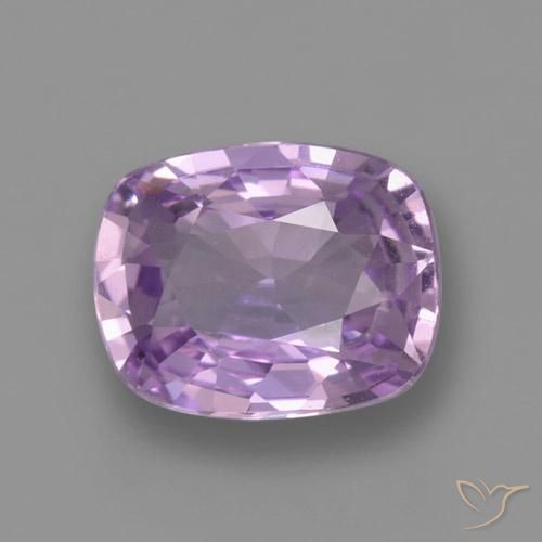 1.08ct Naturel Violet moyen Saphir, Coussin, VVS