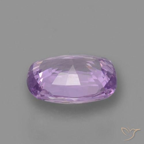 Saphir Violet moyen naturelle Coussin, 1.08 ct, VVS