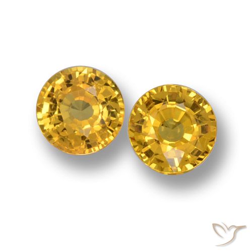 1.14ctw Naturel Doré Saphir, Tour, VVS-VS