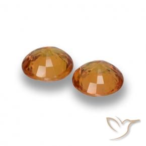 Shop natural 1.18ct Orange moyen Saphir gems, Tour, from Tanzanie at GemSelect. In stock, global shipping!