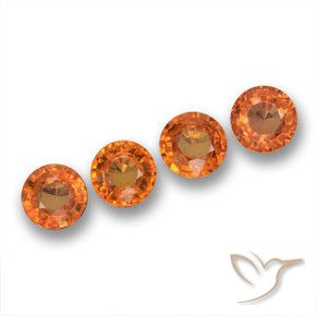 Shop natural 2.42ct Orange vif Saphir gems, Tour, from Tanzanie at GemSelect. In stock, global shipping!