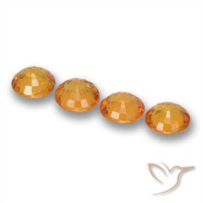 Shop natural 2.18ct Abricot orange Saphir gems, Tour, from Tanzanie at GemSelect. In stock, global shipping!