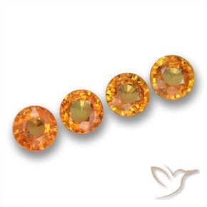 Shop natural 2.04ct Abricot orange Saphir gems, Tour, from Tanzanie at GemSelect. In stock, global shipping!