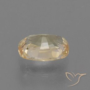 Saphir Crème naturelle Coussin, 1.09 ct, VS