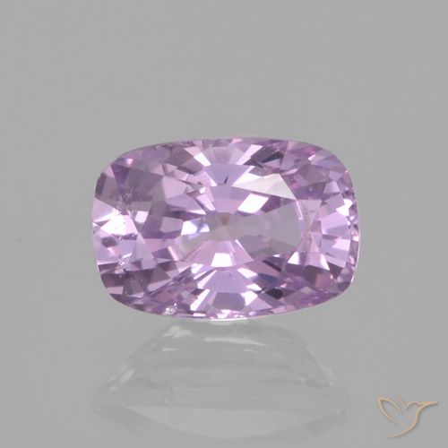 1.00ct Naturel Violet Rosâtre Saphir, Coussin, VS