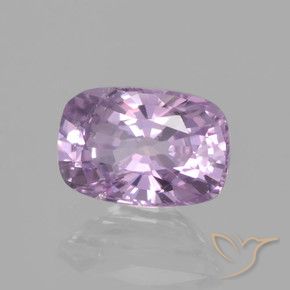 Saphir Violet Rosâtre naturelle Coussin, 1.00 ct, VS