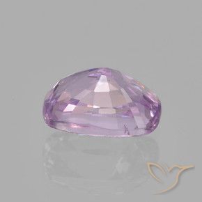 Saphir Violet Rosâtre naturelle Coussin, 1.00 ct, VS