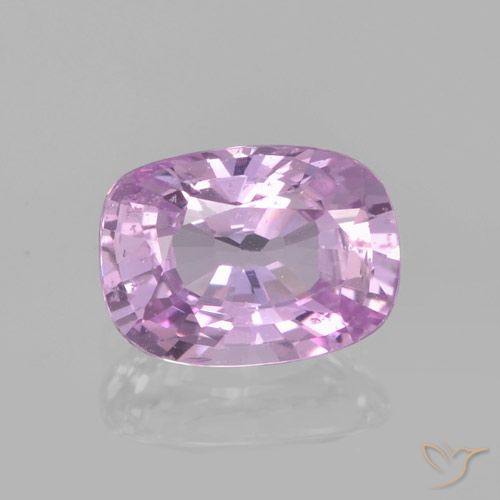1.00ct Naturel Violet clair Saphir, Coussin, VS