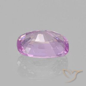 Saphir Violet clair naturelle Coussin, 1.00 ct, VS
