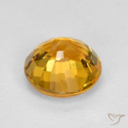 Saphir Orange moyen naturelle Tour, 0.83 ct, VVS-VS