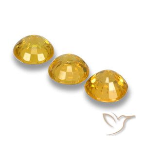 Shop natural 1.69ct Orange doré profond Saphir gems, Tour, from Tanzanie at GemSelect. In stock, global shipping!