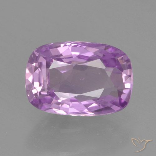 1.07ct Naturel Lilas Saphir, Coussin, VVS-VS