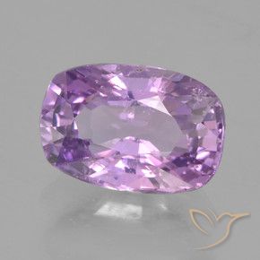 Saphir Violet moyen naturelle Coussin, 1.13 ct, VS
