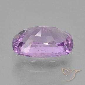 Saphir Violet moyen naturelle Coussin, 1.13 ct, VS
