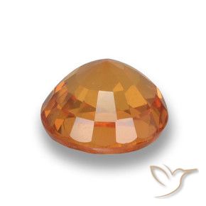 Saphir Orange vif naturelle Tour, 0.70 ct, VVS-VS