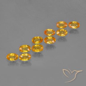 Shop natural 3.45ct Doré-orange foncé Saphir gems, ovale, from Tanzanie at GemSelect. In stock, global shipping!