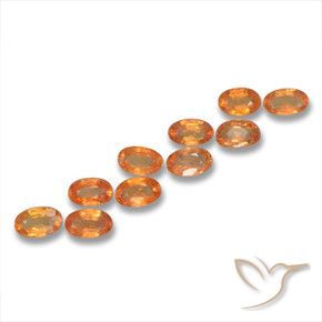 Shop natural 3.45ct Orange vif Saphir gems, ovale, from Tanzanie at GemSelect. In stock, global shipping!