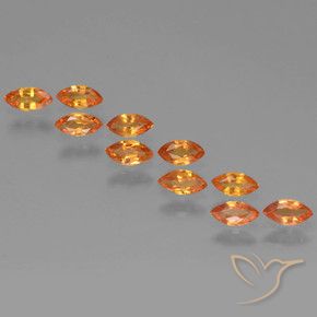 Shop natural 1.74ct Orange vif Saphir gems, Marquise, from Tanzanie at GemSelect. In stock, global shipping!