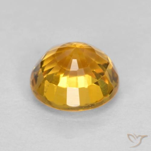Saphir Orange moyen naturelle Tour, 0.75 ct, VS