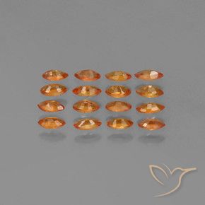 Shop natural 2.50ct Orange vif Saphir gems, Marquise, from Tanzanie at GemSelect. In stock, global shipping!