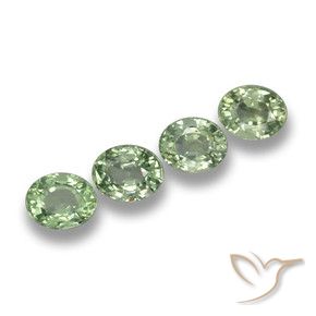 Shop natural 3.42ct Medium Light Green Saphir gems, ovale, from Tanzanie at GemSelect. In stock, global shipping!