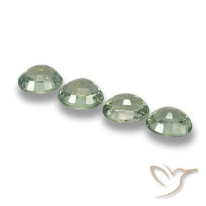 Shop natural 3.42ct Medium Light Green Saphir gems, ovale, from Tanzanie at GemSelect. In stock, global shipping!