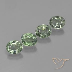 Shop natural 3.17ct Vert forêt léger Saphir gems, ovale, from Tanzanie at GemSelect. In stock, global shipping!