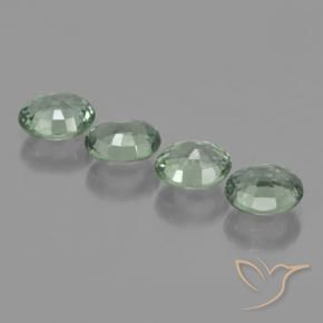 Shop natural 3.32ct Vert moyen Saphir gems, ovale, from Tanzanie at GemSelect. In stock, global shipping!
