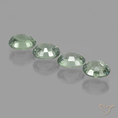 Shop natural 3.07ct Vert moyen-léger Saphir gems, ovale, from Tanzanie at GemSelect. In stock, global shipping!