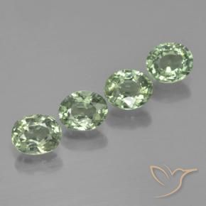 Shop natural 3.34ct Vert forêt léger Saphir gems, ovale, from Tanzanie at GemSelect. In stock, global shipping!