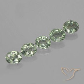 Shop natural 4.20ct Vert mousseux Saphir gems, ovale, from Tanzanie at GemSelect. In stock, global shipping!