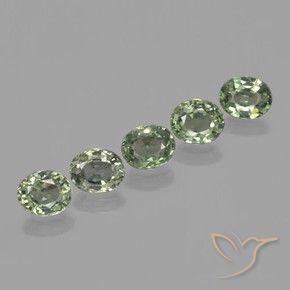 Shop natural 3.62ct Vert terreux Saphir gems, ovale, from Tanzanie at GemSelect. In stock, global shipping!
