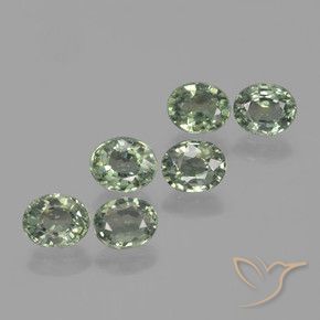 Shop natural 4.38ct Vert forêt léger Saphir gems, ovale, from Tanzanie at GemSelect. In stock, global shipping!