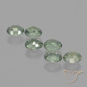 Shop natural 4.38ct Vert forêt léger Saphir gems, ovale, from Tanzanie at GemSelect. In stock, global shipping!