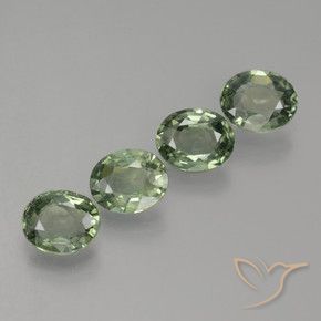Shop natural 2.80ct Vert clair Saphir gems, ovale, from Tanzanie at GemSelect. In stock, global shipping!