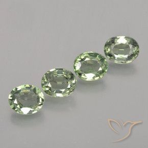 Shop natural 3.37ct Vert terreux Saphir gems, ovale, from Tanzanie at GemSelect. In stock, global shipping!