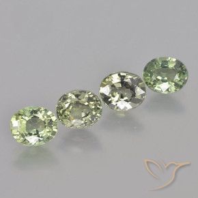 Shop natural 3.55ct Vert clair Saphir gems, ovale, from Tanzanie at GemSelect. In stock, global shipping!