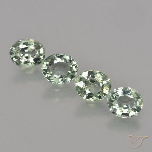 Achetez naturel 3.58ct Vert forêt léger Saphir gems, Coupe ovale, En provenance Tanzanie chez GemSelect. En stock, livraison internationale!