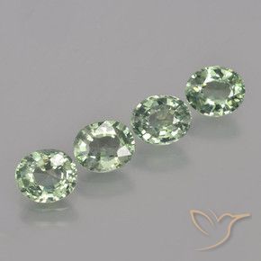 Shop natural 3.28ct Vert mousseux Saphir gems, ovale, from Tanzanie at GemSelect. In stock, global shipping!