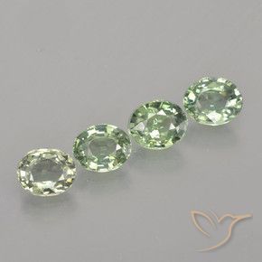 Shop natural 3.22ct Vert mousseux Saphir gems, ovale, from Tanzanie at GemSelect. In stock, global shipping!