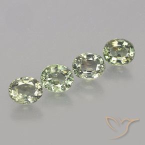 Shop natural 3.85ct Vert clair Saphir gems, ovale, from Tanzanie at GemSelect. In stock, global shipping!