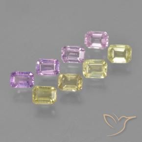 Shop natural 2.20ct Multicolore Saphir gems, Octogone / coupe Émeraude, from Tanzanie at GemSelect. In stock, global shipping!